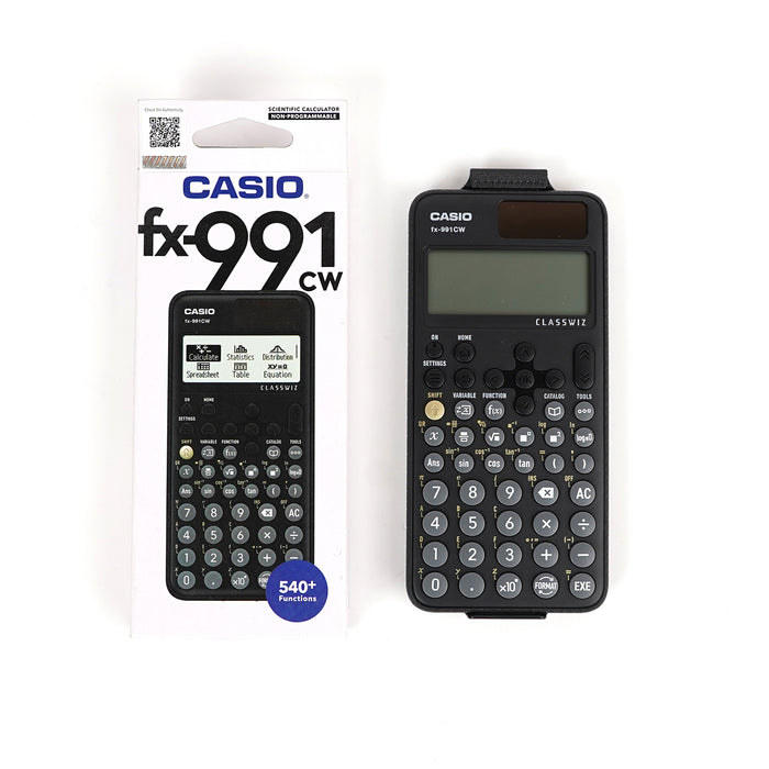 Casio fx-991CW ClassWiz Scientific Calculator with 540+ functions and natural textbook display for professional and educational use.