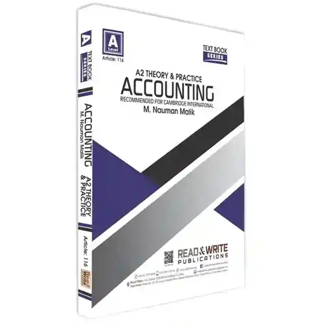 116 Accounting A2 Level Theory and Practice Book