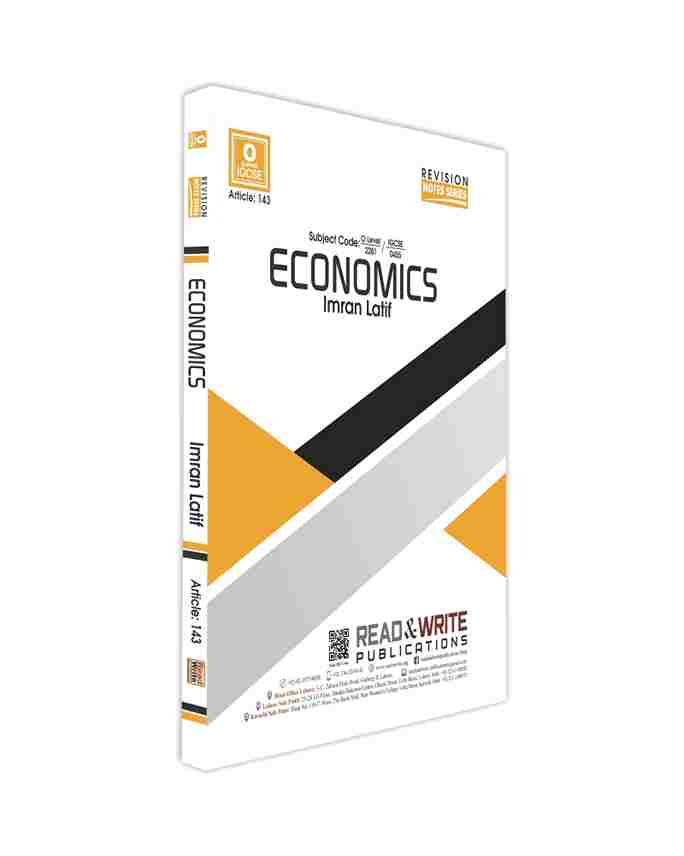 143 Economics - O Level Part 1 - Revision Notes Series By Imran Latif