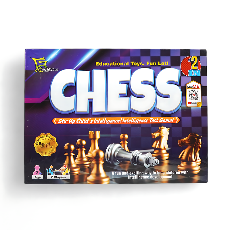 2-in-1 Educational Chess Game - Enhance Your Child's Intelligence
