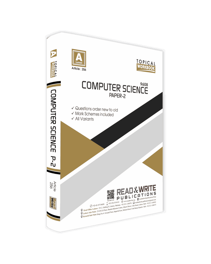 256 Computer Science A Level Paper 2 Topical Workbook (Latest Edition ...