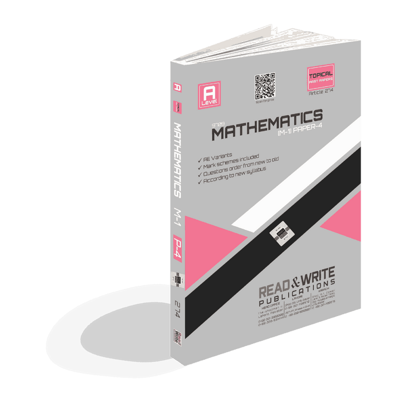 274 Mathematics A Level Paper 4 (M1) Topical