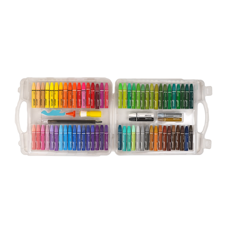 JOYTITI Oil Pastel Set - Available in 12, 18, 24, 48 and 55 Smooth & Water-Resistant Colors | Premium Quality for Artists