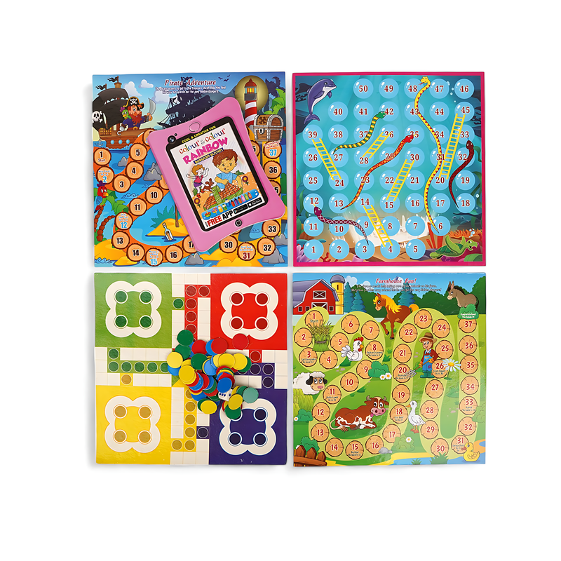 9-in-1 Travel Board Games - Ultimate Family Fun Adventure