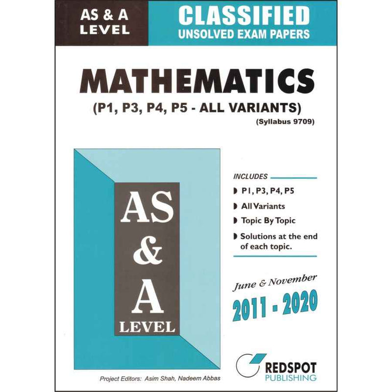 AS & A LEVEL CLASSIFIED MATHEMATICS (ALL VARIANTS)