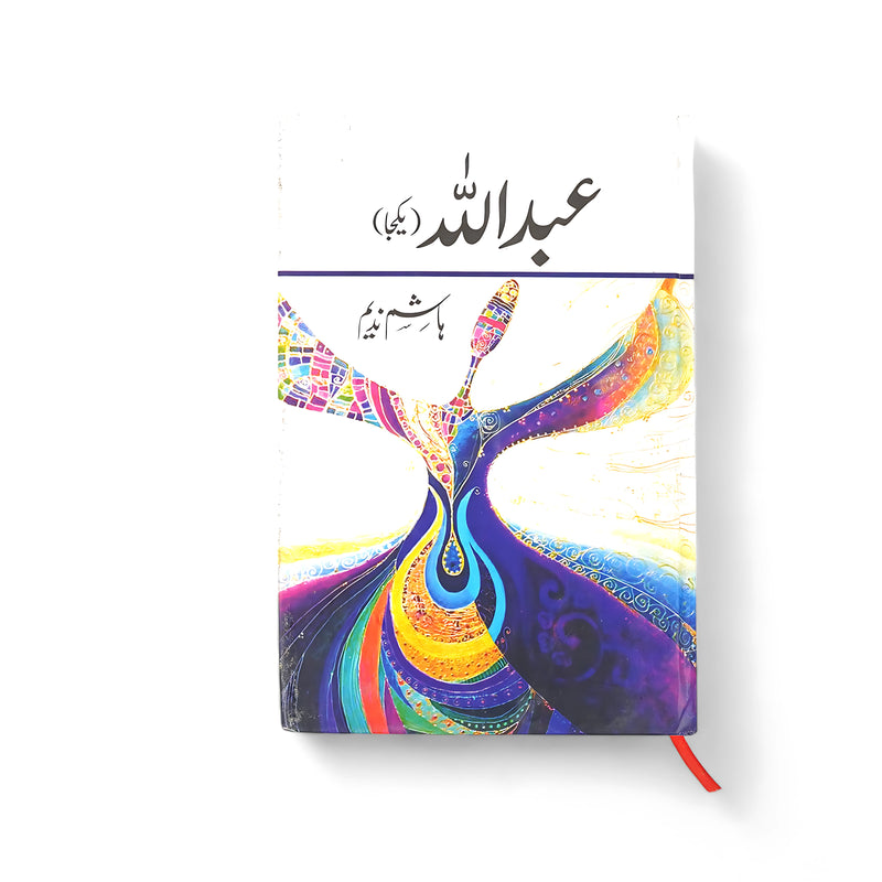 Cover of the Abdullah Collection by Hashim Nadeem, featuring vibrant abstract art symbolizing the journey of spiritual enlightenment and personal transformation through whirling dervishes.






