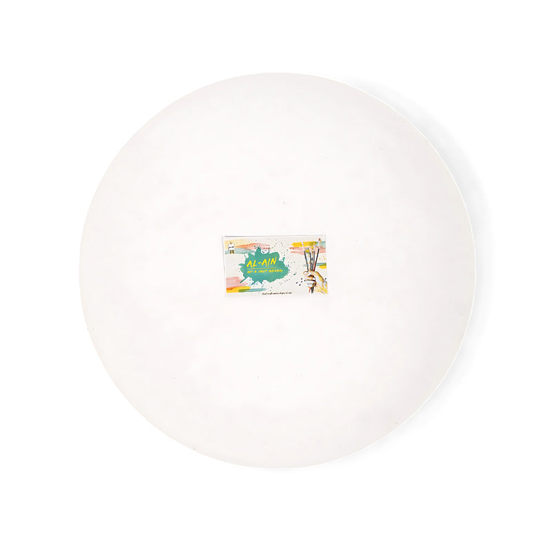 Al-Ain 6/10/12-Inch Round Artist Canvas – Medium Circular Canvas for Creative Art Projects