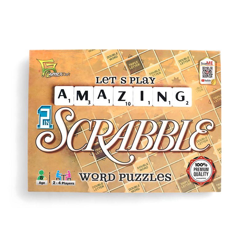 Amazing Scrabble Word Puzzles Game – Premium Quality Word-Building Fun for All Ages