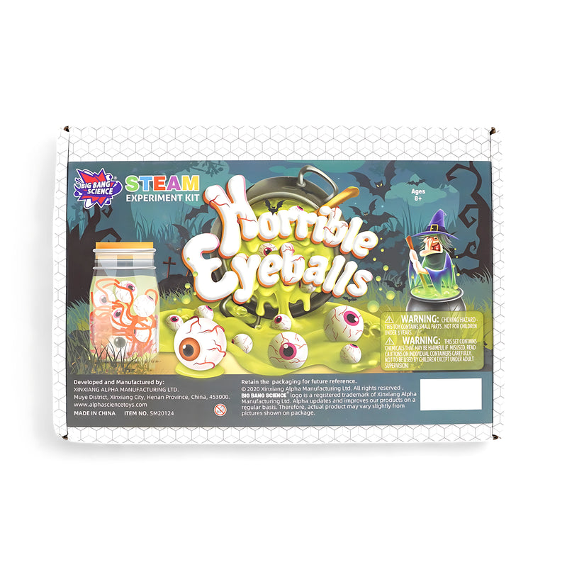Big Bang Science Horrible Eyeballs - Spooky Science Experiment Kit for Kids