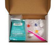 Big Bang Science STEAM Fun Soap Making Kit featuring tools and ingredients for kids aged 8+ to create colorful, fun-shaped soaps.

