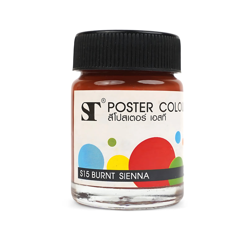 ST Poster Colour Individual Jars - High-Quality Pigmented Poster Paint