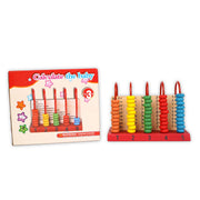 Calculate the Baby - Wooden learning toy with colorful beads for children aged 3+ to develop early math skills.