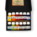 Calligraphy Inks Set in 12 vibrant colors in a sleek black box, ideal for artists and calligraphy enthusiasts

