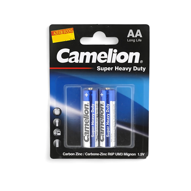 Camelion Super Heavy Duty AA Batteries - 2-Pack, 1.5V for Everyday Power Needs