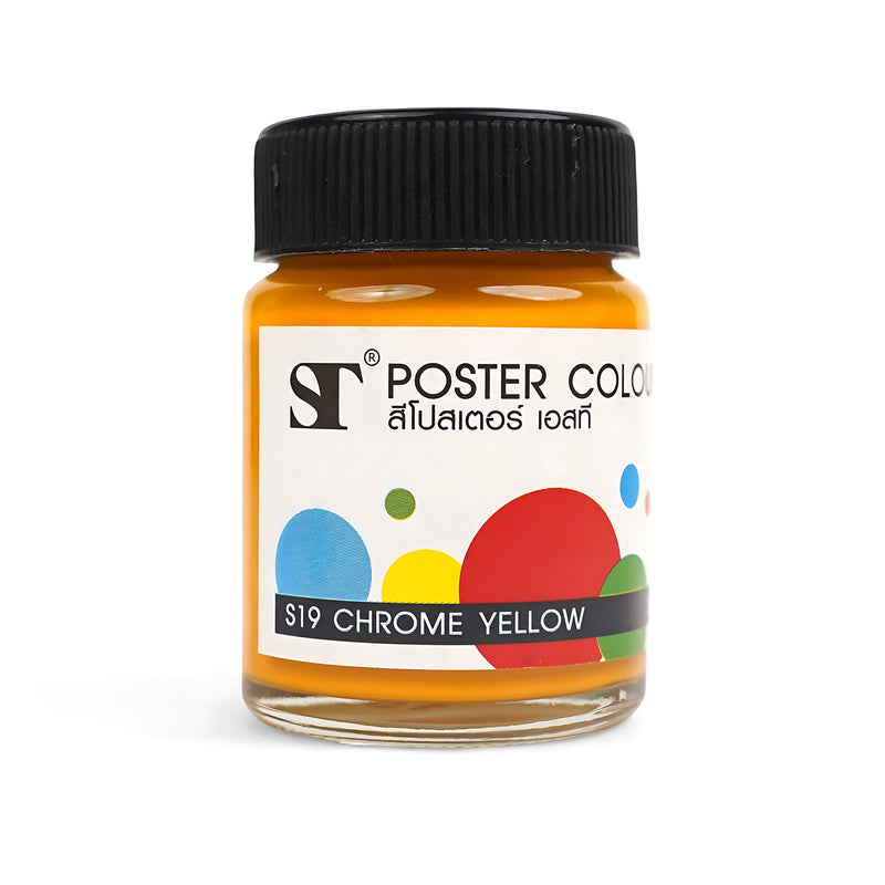 ST Poster Colour Individual Jars - High-Quality Pigmented Poster Paint