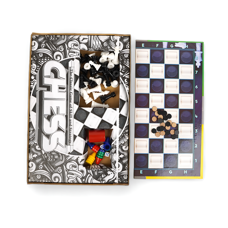 Classic Chess Game - 3-in-1 Skill and Strategy Board Game