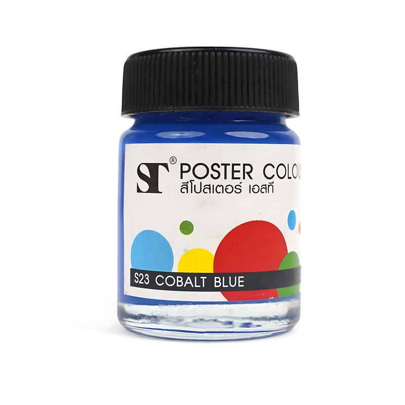 ST Poster Colour Individual Jars - High-Quality Pigmented Poster Paint