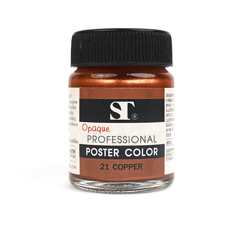 ST Professional Poster Colour - Vibrant Fluorescent & Metallic Shades