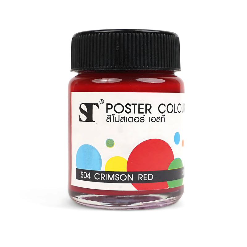 ST Poster Colour Individual Jars - High-Quality Pigmented Poster Paint