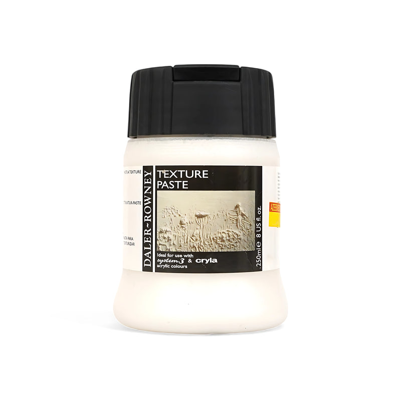 Daler-Rowney Texture Paste - Available in 250ml and 500ml for Creating Dimensional Effects