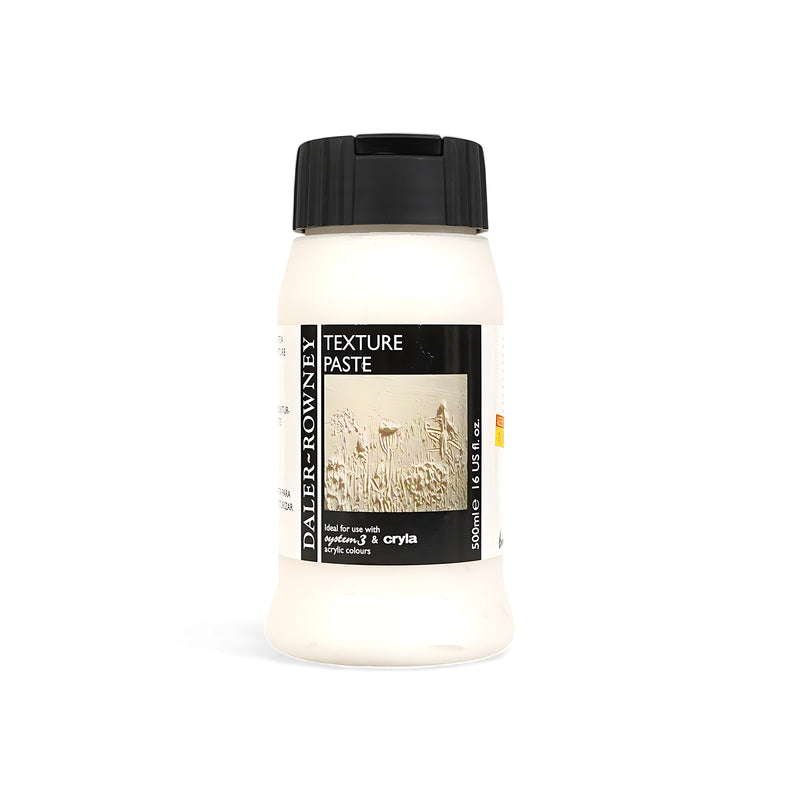 Daler-Rowney Texture Paste - Available in 250ml and 500ml for Creating Dimensional Effects