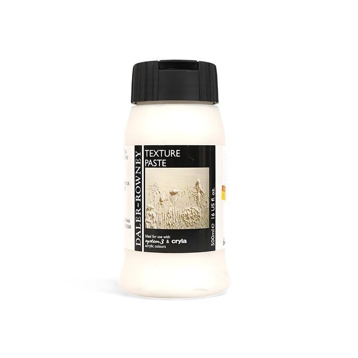 Daler-Rowney Texture Paste - Available in 250ml and 500ml for Creating Dimensional Effects