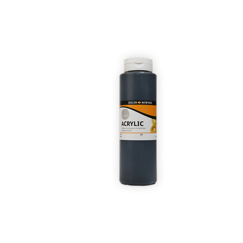 Daler Rowney Simply Acrylic Paint - 750 mL Bottles