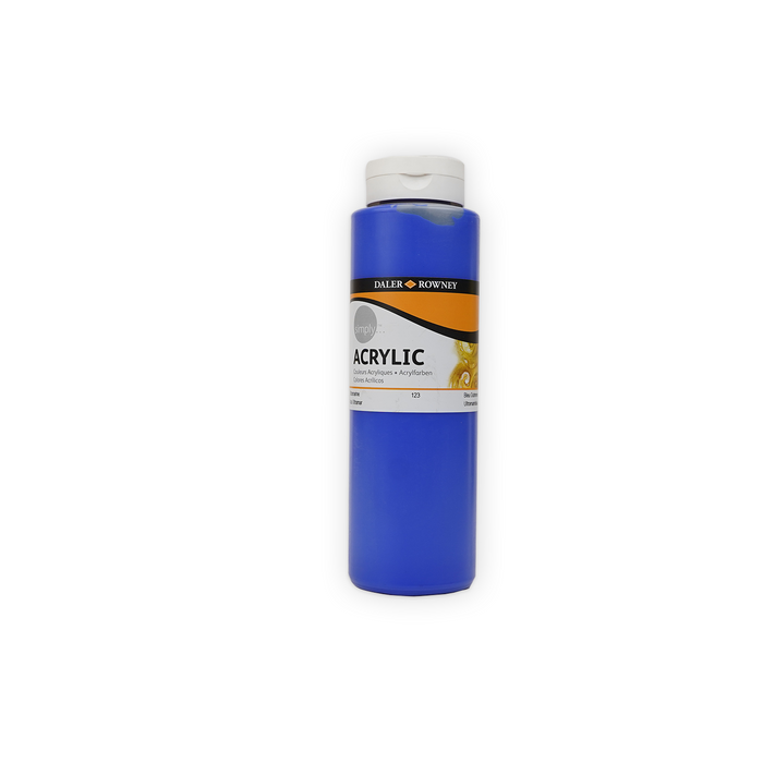Daler Rowney Simply Acrylic Paint - 750 mL Bottles