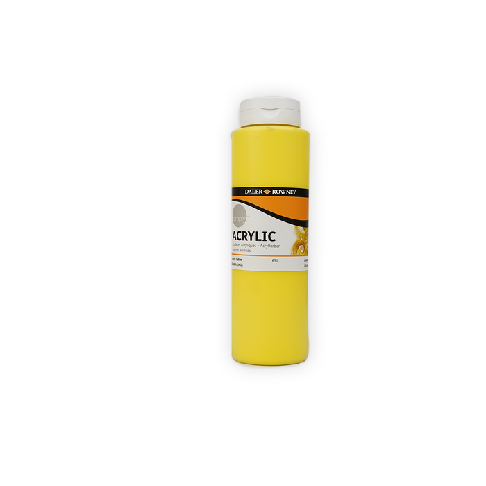 Daler Rowney Simply Acrylic Paint - 750 mL Bottles