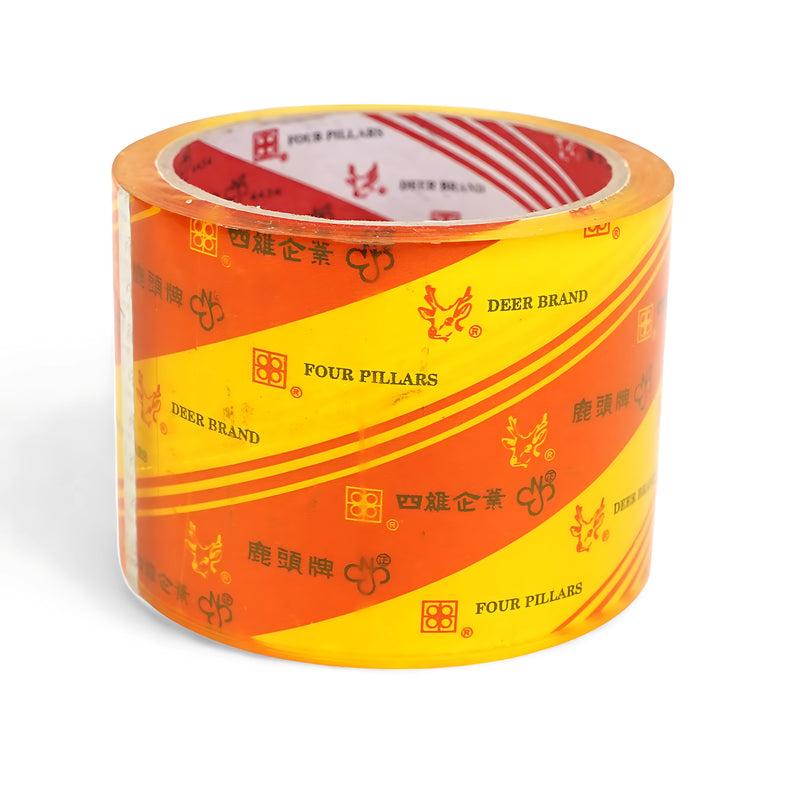 Deer Brand Four Pillars Packaging Tape – Heavy-Duty Adhesive for Secure Sealing