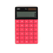 Deli 1589 Exceed 12-Digit Calculator with dual power and large keys, designed for business, retail, and academic use.

