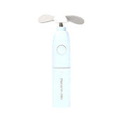 Deli Macaron Electric Eraser in Mist Blue – precision battery-operated eraser with refill pack, ideal for artists, designers, and students.

