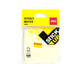 Deli Stick Up Sticky Notes packaging featuring 100 sheets with dimensions of 76 x 76 mm, wrapped in clear plastic with a hanging tab for display.

