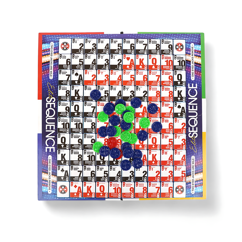 Elite Sequence - 2-in-1 Fun and Strategic Board Game
