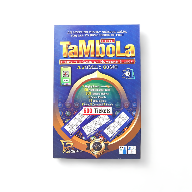 Elite Tambola: 2 in 1 Family Game Combining Numbers and Luck