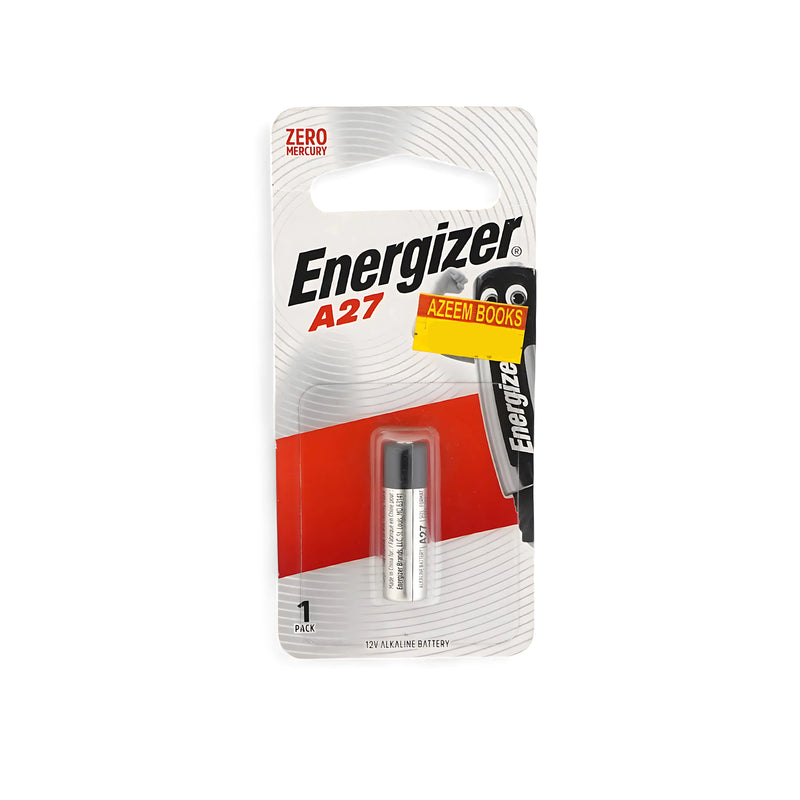 Energizer A27 12V Alkaline Battery - 1-Pack, Zero Mercury