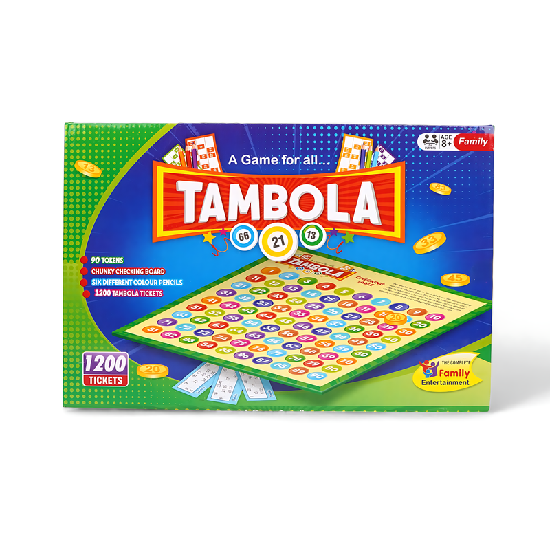 Exciting Tambola Game for Family Fun with 1200 Tickets