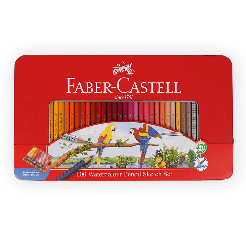 FABER-CASTELL Classic Colour Pencils | Available in 12, 24, 36, 48 & 100 Sets | Includes Classic Gold | Premium Art Supplies