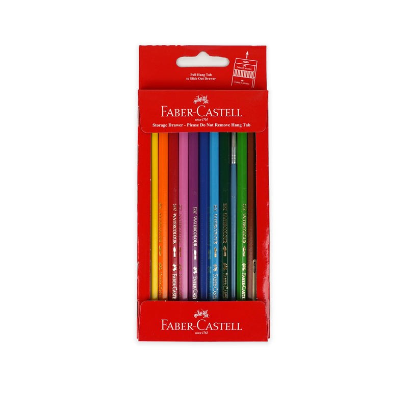 FABER-CASTELL Watercolour Pencils | Available in 12, 24, 36, 48 & 100 Sets | Turns to Paint | Sustainable Art Supplies