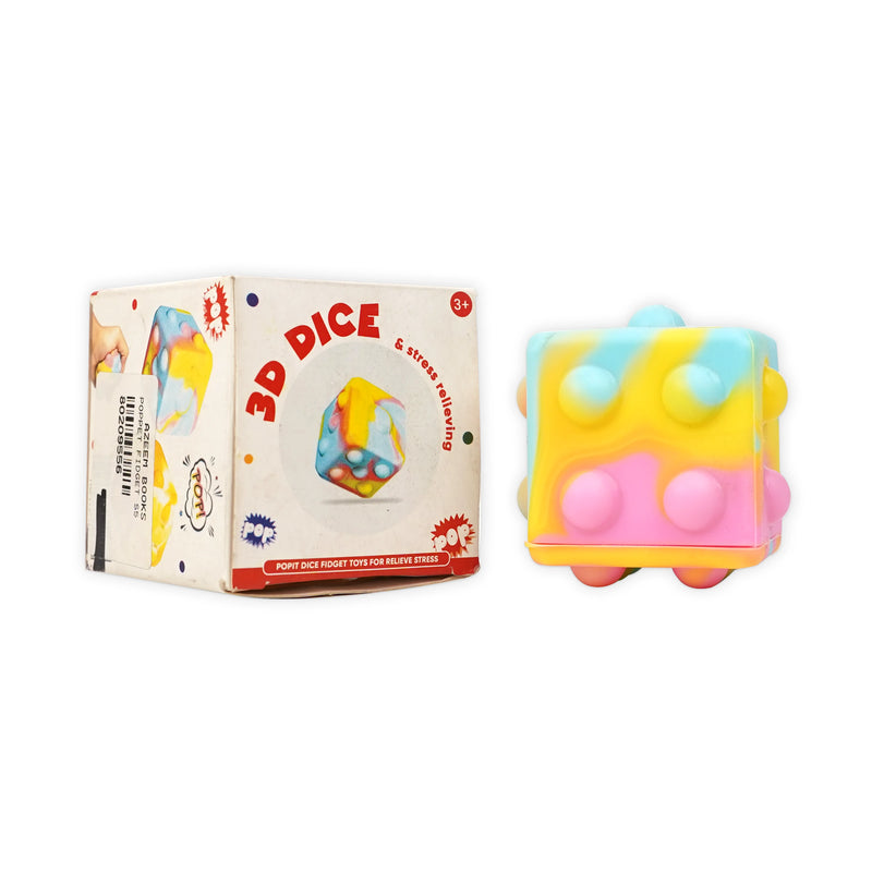 FIDGET FACTORY Squash Mesh Bliss Ball | 1 Pc | 3D Dice