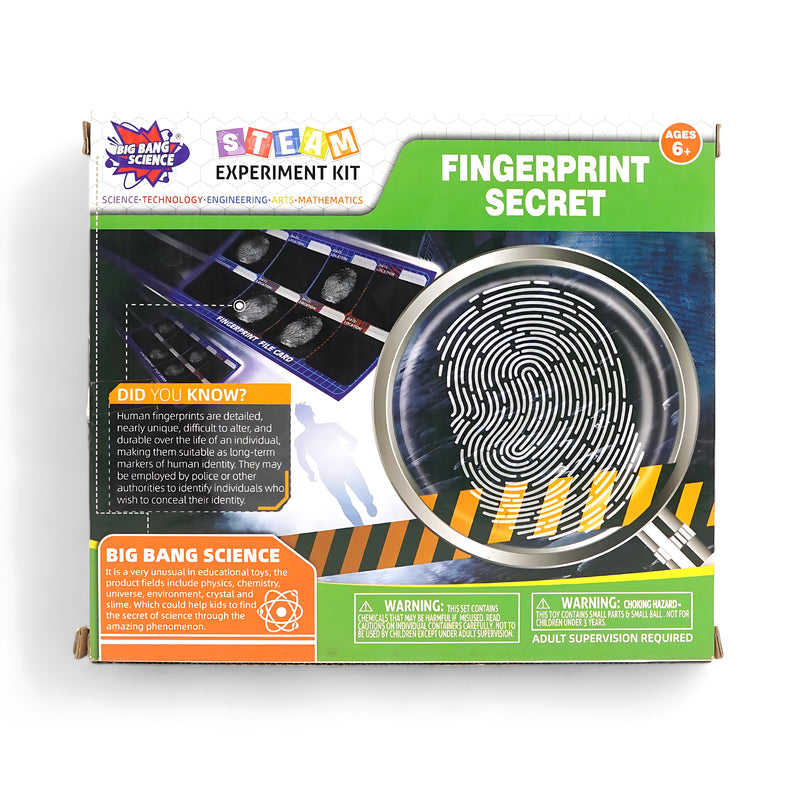Fingerprint Secret - STEAM Experiment Kit for Kids