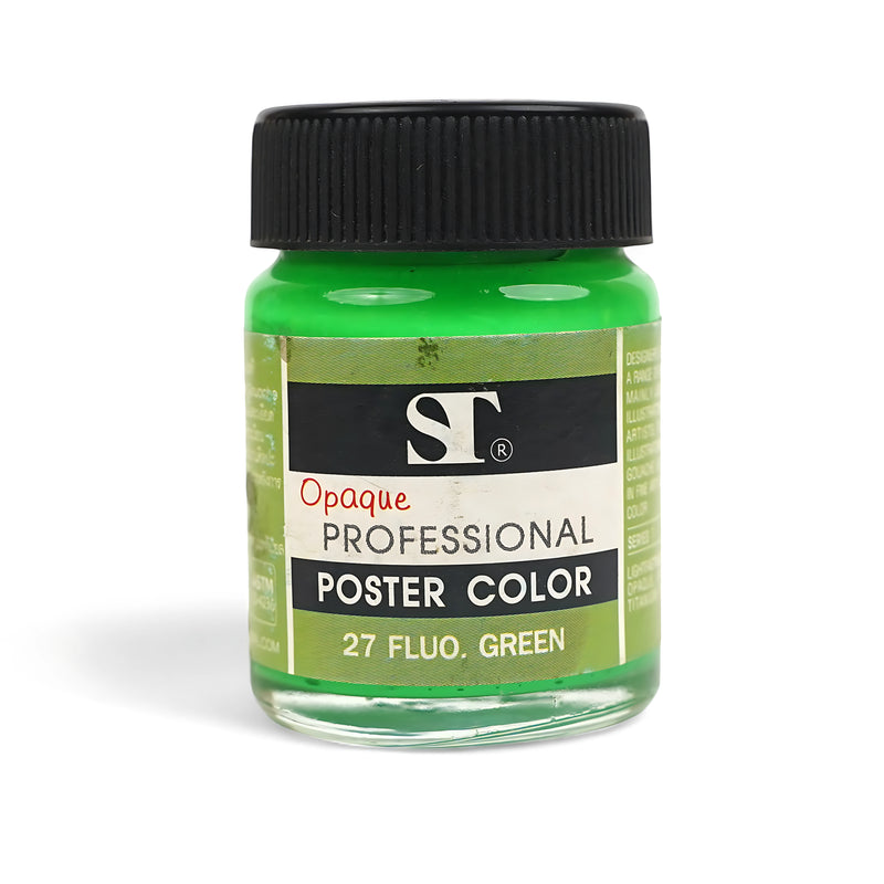 ST Professional Poster Colour - Vibrant Fluorescent & Metallic Shades