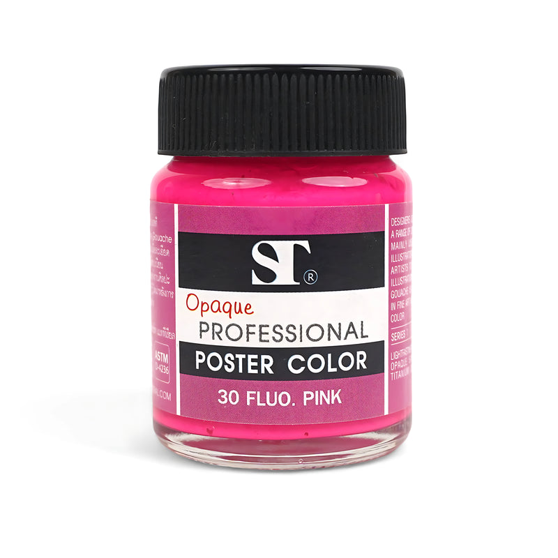 ST Professional Poster Colour - Vibrant Fluorescent & Metallic Shades