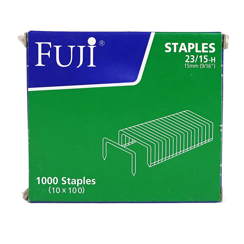 Fuji Staples Assorted Pack – 1000 Staples Each (23/10, 23/15, 23/17, 23/20)