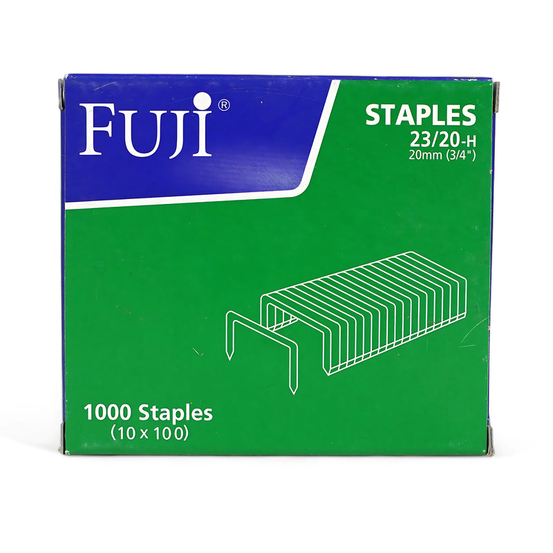 Fuji Staples Assorted Pack – 1000 Staples Each (23/10, 23/15, 23/17, 23/20)