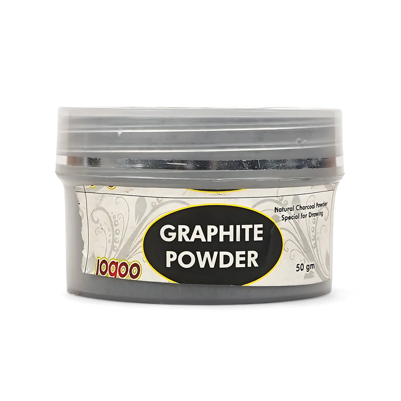 Graphite and Charcoal Powder, 50gm - Ideal for Shading, Blending, and Artistic Textures