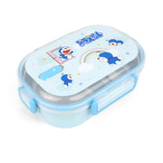 Homeatic Doraemon Stainless Steel Lunch Box featuring a colorful design, perfect for kids to carry meals while enjoying their favorite character.

