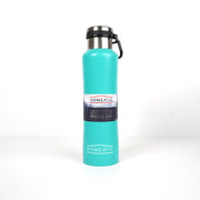 Homeatic cyan water bottle, stainless steel insulated bottle, sports water bottle, gym hydration bottle, leakproof travel bottle, reusable water flask, double-walled hot and cold bottle

