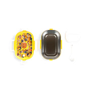 Homeatic Minions Stainless Steel Lunch Box featuring a colorful design, perfect for kids to carry meals while enjoying their favorite characters.

