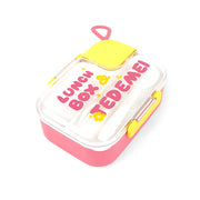 Homeatic Multifunctional Stainless Steel Lunch Box featuring a versatile design with separate compartments and utensils, perfect for packing meals while on the go.

